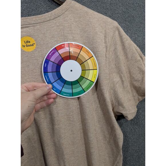 Life Is Good T Shirt Womens XL Graphic Tee Happy Hour Campfire Dog Classic Fit - Picture 7 of 11